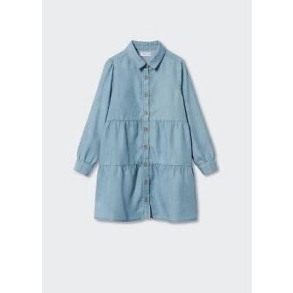 Mango Lyocell shirt dress Girl size 10